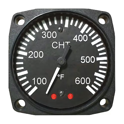UMA Instruments Flight Instruments Cylinder Head Temperature Indicator 12-460-600F Cylinder Head Temperature Indicator