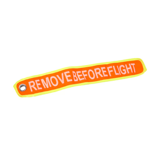 "Remove Before Flight" Banner | For Push Back Gateway