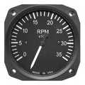 UMA Instruments Flight Instruments UMA Tachometer T19-801-10CN-BW UMA Tachometer
