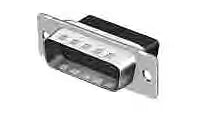 D SUB CONNECTOR/Male, 9 position, 2 row, crimp. ROHS compliant