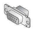 TE Connectivity Aviation Connectors 205205 Series 15-Position Female Connector 2052057 205205 Series 15-Position Female Connector
