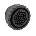 CIRCULAR CONNECTOR/Female, 37 position, free hanging mount, straight angle, threaded