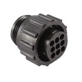 TE Connectivity Aviation Connectors CIRCULAR CONNECTOR/9 position, female, shell size 13, free hanging mount, UL 94 V-0 flammability rating, thermoplastic m 2067081 CIRCULAR CONNECTOR/9 position, female, shell size 13, free hanging mount, UL 94 V-0 flammability rating, thermoplastic m