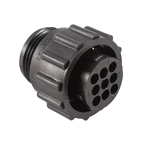 TE Connectivity Aviation Connectors CIRCULAR CONNECTOR/9 position, female, shell size 13, free hanging mount, UL 94 V-0 flammability rating, thermoplastic m 2067081 CIRCULAR CONNECTOR/9 position, female, shell size 13, free hanging mount, UL 94 V-0 flammability rating, thermoplastic m