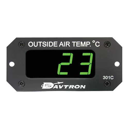 M301 Digital Outside Air Temperature Gauge | Celsius, Green LED, Remote Probe