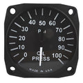 UMA Instruments Flight Instruments Electronic Oil Pressure Indicator 4-260-100A Electronic Oil Pressure Indicator