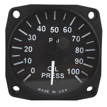 UMA Instruments Flight Instruments Electronic Oil Pressure Indicator 4-260-100A Electronic Oil Pressure Indicator