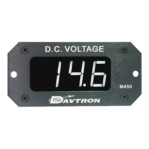 Model 450 Digital Voltmeter | White LED Display