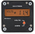 400 Series Voltage & Dual Amperage Meter | 2-1/4 Mount, 14V Orange Lighting
