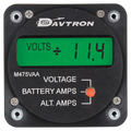 M475VAA Voltage & Dual Amperage Meter | 2-1/4-inch Mount, 28V NVG Compatible Lighting