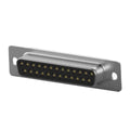 D Connector Receptacle | 25 Position, Male, Solder