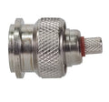 TNC CONNECTOR/Dual crimp, male. For use with RG-214. ROHS compliant.