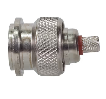 TNC CONNECTOR/Dual crimp, male. For use with RG-214. ROHS compliant.