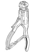 T-HEAD CRIMP TOOL/Red