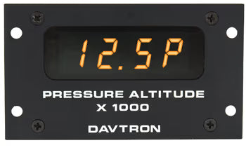 600 Series Pressure Altitude Meter | Rectangle