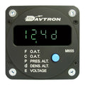 M655 Multi-Function Indicator Gauge | NVG, 2-1/4 Mount, O.A.T. ºC/ºF, Pressure/Density Altitude, DC Voltage