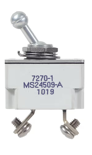 7270-1 Series Circuit Breaker | 15 Amp Rating, Toggle Actuator