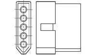 PIN & SOCKET PLUG/.093