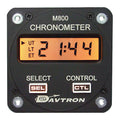 M800 Series Digital Clock | 28V, Lighting, Illuminated Buttons, Keep-Alive Memory Battery, Black