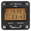 M803 Digital Clock Chronometer, O.A.T., Voltage Gauge | 28V Orange Lighting Bell Helicopter Configuration