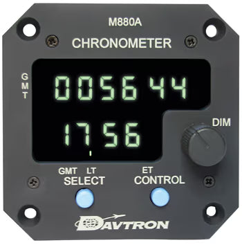 M880A Chronometer | BG7B (blue) NVG Display, 3 ATI, 28V