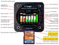 G2 4-Cylinder Engine Monitor (2.25" bezel)