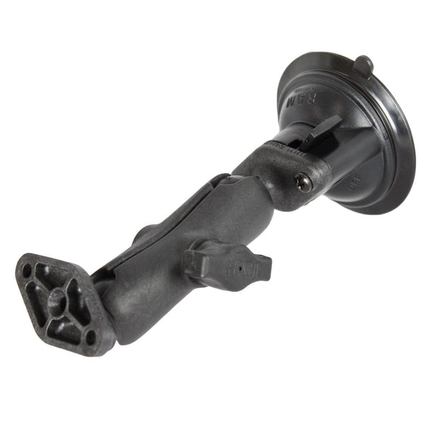 RAM Mounts RAM TWIST-LOCK COMPOSITE SUCTION CUP DOUBLE BALL MOUNT RAP-B-166U RAM TWIST-LOCK COMPOSITE SUCTION CUP DOUBLE BALL MOUNT