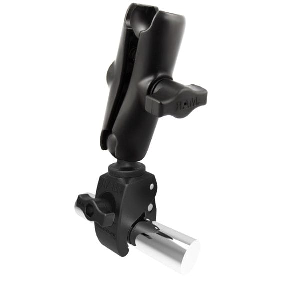 RAM Mounts RAM TOUGH-CLAW SMALL CLAMP BASE WITH DOUBLE SOCKET ARM RAP-B-400-201U RAM TOUGH-CLAW SMALL CLAMP BASE WITH DOUBLE SOCKET ARM