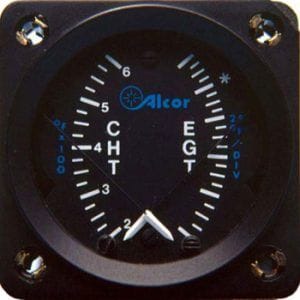 Alcor Aircraft Parts & Accessories INDICATOR;Type J&K CHT/EGT, 2-1/4 46126 INDICATOR;Type J&K CHT/EGT, 2-1/4
