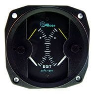 Alcor Aircraft Parts & Accessories INDICATOR: Type K EGT/EGT w/Light, 3 1/8 46115 INDICATOR: Type K EGT/EGT w/Light, 3 1/8