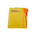 A-Z Alphabetical Airway Manual Index Tabs