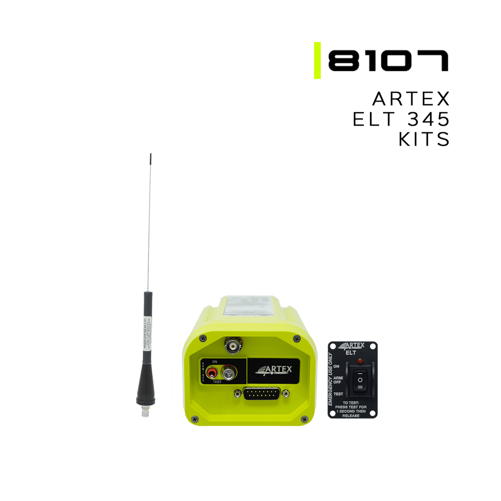 ARTEX Emergency Locator Transmitters ARTEX ELT 345 Compact Kit | 15in Whip Antenna, Standard Switch 8107 ARTEX ELT 345 Compact Kit | 15in Whip Antenna, Standard Switch