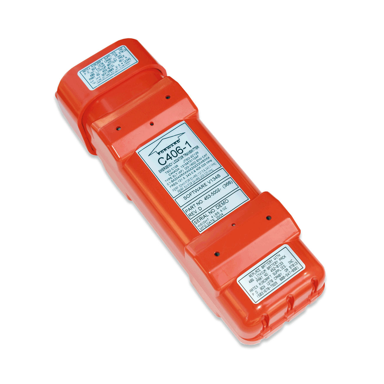 ARTEX Emergency Locator Transmitters ARTEX ELT C406-1HM M-Assy 1OUT 453-5003 ARTEX ELT C406-1HM M-Assy 1OUT