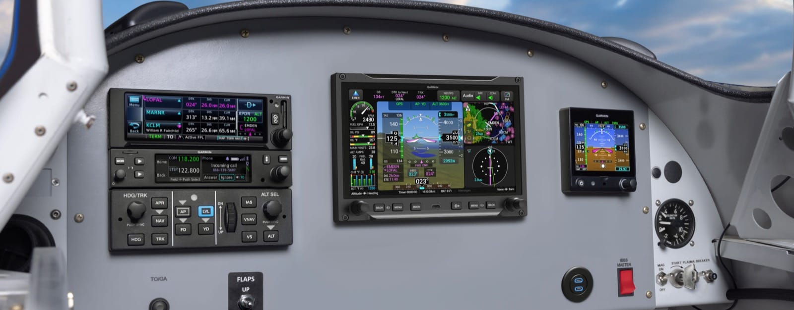 AXIS 8-inch Primary Flight Display