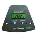MB800 Yoke Mount Digital Clock | 14V NVIS Green A Lighting, Black Color | For Beechcraft King Air