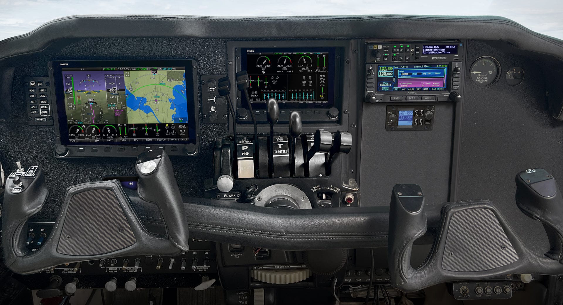 Dynon Certified Baron panel