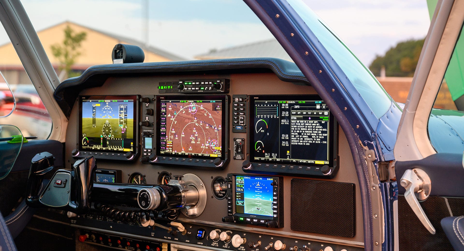 Dynon Certified Bonanza panel