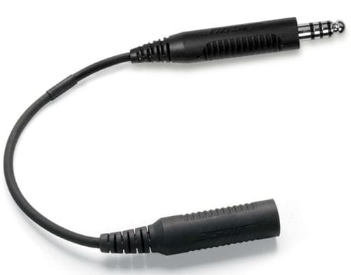 Bose A20 / A30 6-pin socket to U174 plug (Helicopter) Headset