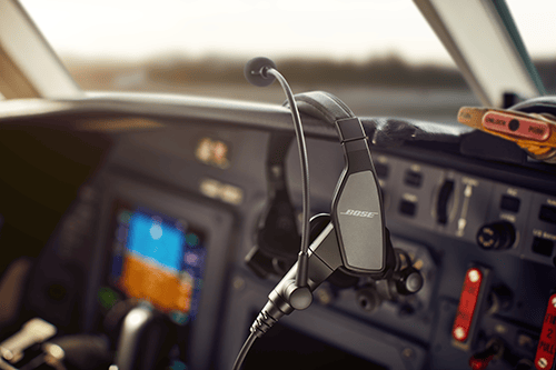 Bose Aviation Headset Bose ProFlight Series 2 Aviation Headset with Dual Plug (Fixed-Wing), Non Bluetooth (789812-2020) 789812-2020 Bose ProFlight Series 2 Aviation Headset with Dual Plug (Fixed-Wing), 