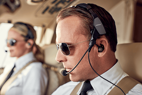 Bose Aviation Headset Bose ProFlight Series 2 Aviation Headset with Dual Plug (Fixed-Wing), Non Bluetooth (789812-2020) 789812-2020 Bose ProFlight Series 2 Aviation Headset with Dual Plug (Fixed-Wing), 