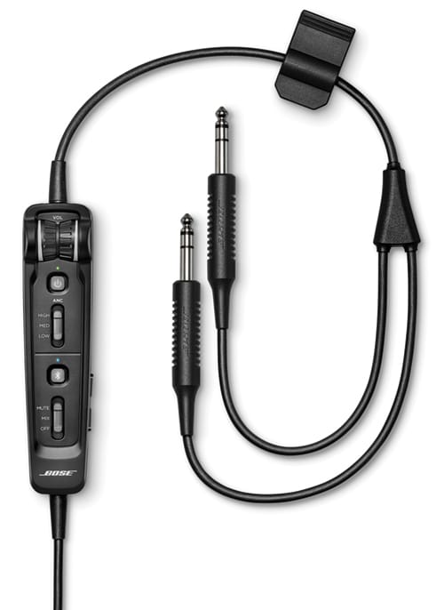 Bose Aviation Headset Cable Bose A30 Cable with Dual plug (Fixed-Wing), Non-Bluetooth, High Impedance, Coiled Cable (857642-R120) 857642-R120 Bose A30 Cable with Dual plug (Fixed-Wing), Non-Bluetooth, High Impeda