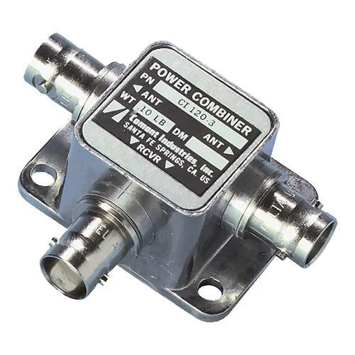 CI 120-3 VOR/LOC/GS Power Combiner | 108-118 MHz & 329-335 MHz, 50 Ω, BNC Female Connector