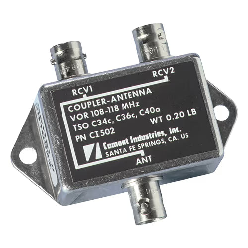 CI-502 VOR/LOC Signal Coupler | 108–118 MHz, 50 Ω, BNC Female Connector