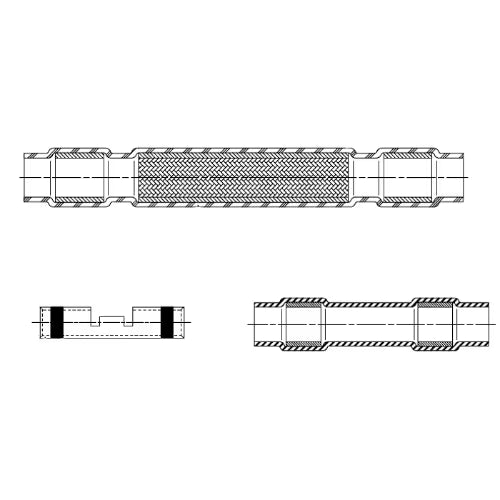 D-150 Shielded Wire Splice | 22–20 AWG, Nickel, 3–4 Conductors