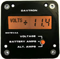 Davtron Flight Instruments 400 Series Voltage & Dual Amperage Meter M475VAA-28V 400 Series Voltage & Dual Amperage Meter