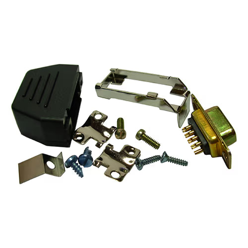 Davtron Flight Instruments 9 Pin Female Connector Assembly CONN-MD9F20JVL0 9 Pin Female Connector Assembly