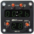 Davtron Flight Instruments CHRONOMETER/M811 Digital clock with flight time reset. Displays universal time, local time and flight time, 24 hour LT, 811BFTR24 CHRONOMETER/M811 Digital clock with flight time reset. Displays universal time, local time and flight time, 24 hour LT,