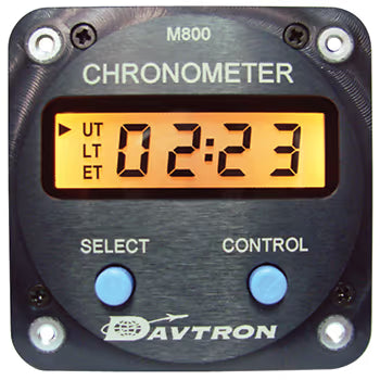 Davtron Flight Instruments M800 Series Digital Clock M800-5V M800 Series Digital Clock