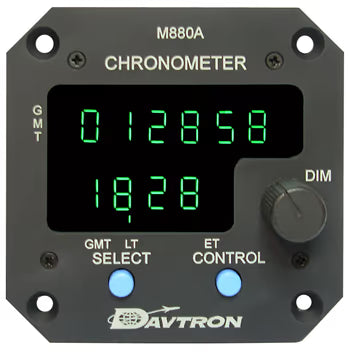 Davtron Flight Instruments M880A Chronometer M880A-S M880A Chronometer