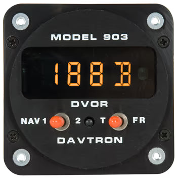 Davtron Flight Instruments M903ID Digital VOR Gauge M903ID-2 M903ID Digital VOR Gauge